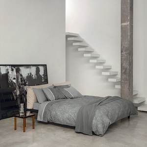 FAZZINI GALUCHAT <b>King</b> <b>Size</b> Sheet Set Color GREY Model FZGAUSHEETSKUSA-9 Italy <b>Pillowcase</b> Included - Product Image 3