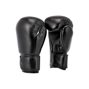 Gants de boxe en cuir pour une performance d'entraînement constante, sangle de poignet réglable, équipement de boxe personnalisable pour un entraînement organisé - Product Image 1