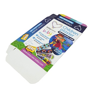 Cajas de Cartón Bristol Reciclables con Recubrimiento UV, Laminado Mate y Relieve para Empaquetado de Apósitos para Heridas en el Sector Salud - Product Image 4