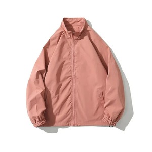 Chaqueta de trabajo versátil simple retro cortavientos de color sólido suelto para hombre - Product Image 6