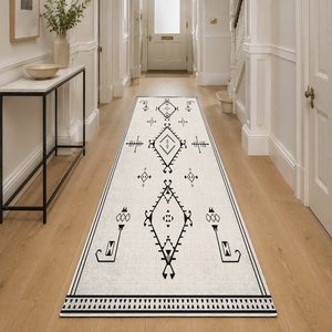 Tapis chenille antidérapant RUGS DEPOT LXDP-0824, multicolore, neutre, traditionnel, oriental, imprimé numériquement, lavable en machine, vente en gros - Product Image 5
