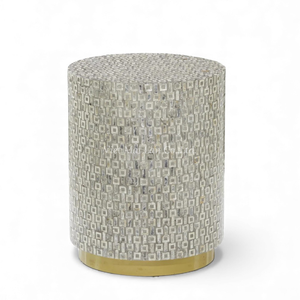Taburetes de Nácar de Lujo al por Mayor, Muebles Hechos a Mano con Incrustaciones de Concha para Tiendas de Decoración del Hogar - Product Image 1