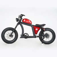 Pour moto tout-terrain Chopper FT02, moteur 750W, 48V22.5AH, autonomie jusqu'à 120km, 25km/h, Chine