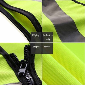 Top Venta de tela transpirable hecho mejor diseño cosas suaves cómodo Hi Vis Chaleco de alta visibilidad reflectante Hi Vis chaleco de seguridad - Product Image 5