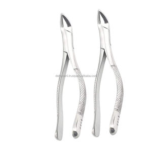 Forceps d'extraction dentaire manuel en acier inoxydable, instrument d'examen des racines, pinces orthodontiques, stérilisées, poignée ergonomique, CE - Product Image 4