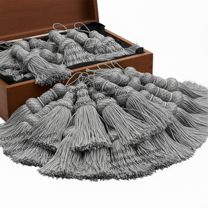 Lingotes decorativos duraderos de alta calidad al por mayor, borlas doradas y plateadas para accesorios de ropa y zapatos - Product Image 3