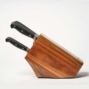 Bloque Portacuchillos de Madera Maciza Natural, Compra al por Mayor en Línea, Perfecto Soporte de Madera Tallada para Cuchillos de Cocina - Product Image 2