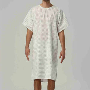 Ropa Médica de Algodón Totalmente Personalizada, Bata para Pacientes, Uniformes Médicos, Conjuntos de Uniformes de Manga Corta para Pacientes - Product Image 1