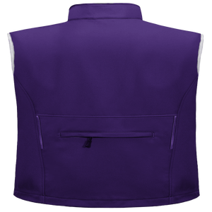 เสื้อกั๊กซอฟต์เชลกันน้ำพร้อมปกตั้ง โลโก้ด้านหน้า กระเป๋าซิป - Product Image 4