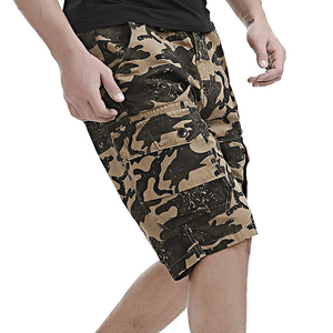 High Quality <b>Men's</b> Canvas <b>Cargo</b> Shorts Customizable Size Breathable Eco-Friendly Light-Weight Casual Wear Solid Pattern OEM - Product Image 5