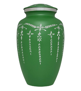 โหลใส่เถ้ากระดูกฝังเพชรสีดำสำหรับผู้ใหญ่เหยือกงานศพแบบอเมริกัน - Product Image 2