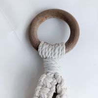 Porte-pot suspendu en macramé fait à la main pour décoration de maison et de jardin