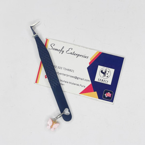 Haute Qualité Marque Privée 90 Degrés Russe Volume Pince À Cils En Acier Inoxydable Greffage Papillon Charme Solide Fibre Pointe - Product Image 3