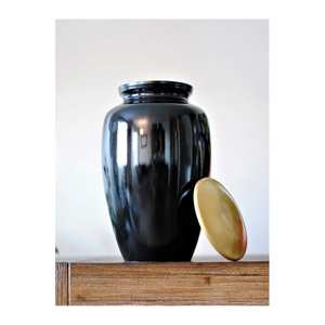 Urna de cremación roja hecha a mano Suministros funerarios Venta al por mayor Fabricante de cremación de urna de metal de India con calidad de exportación - Product Image 6