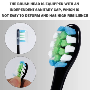 Paquete de 4 Cabezales de Cepillo de Dientes Eléctrico (Cerdas Suaves) con Limpieza Profunda y Precisa para Uso Doméstico, 1 Año de Garantía - Product Image 6