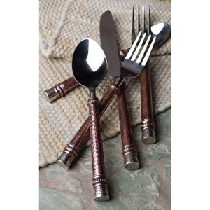 Argent Miroir Poli Designer Poignée Exclusif Dîner Ustensiles Cuillères et Fourchette Couverts Ensemble Fourchettes Cuillères Couteaux Couverts - Product Image 3