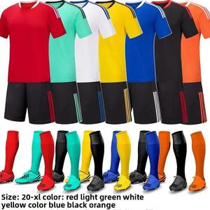 Camiseta de fútbol Nuevo 2024 Camisetas de fútbol Chándales Niños Hombres Conjuntos de camisetas de fútbol Niños Uniformes Equipo Ropa deportiva en blanco - Product Image 1