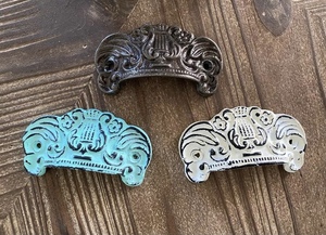 Vente chaude poignées en céramique et poignée en fonte Aqua couleur dégradée pour armoires commodes cuisine et armoires - Product Image 6