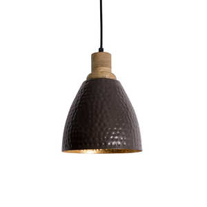 Suspension en fer martelé à la main écologique de 5 pouces au fini mat pour la décoration intérieure et les occasions de Diwali - Product Image 1