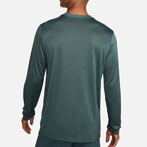 Manufacturer Custom Logo Screen Print Sublimation Embroidered Round Neck Long Sleeve <b>Shirt</b> <b>for</b> <b>Men</b> 100% Cotton Polyester <b>Shirt</b> - Product Image 3