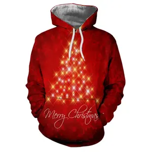 Sudadera CON CAPUCHA DE Navidad para hombre Sudadera térmica de manga larga con bolsillo para invierno - Product Image 1