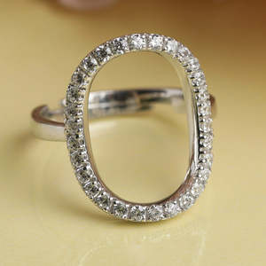 Anillos de Plata de Ley 925 de Primera Calidad para Mujer, Diseño Geométrico, Estilo Romántico, Baño de Rodio, para Uso Diario - Product Image 2