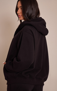 Sweat-shirt à capuche personnalisé avec logo imprimé sur le devant, broderie personnalisée, manches longues, hiver, femme - Product Image 5