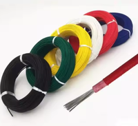 Cable de Silicona Flexible Trenzado con Fibra de Vidrio Resistente a Altas Temperaturas