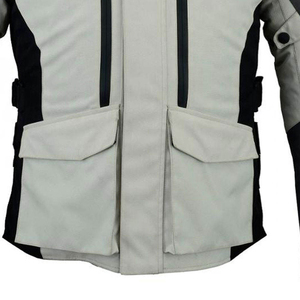 Veste de moto d'aventure pour hommes multi-saisons Textile imperméable avec évents et poches Vêtements d'équitation tout temps Vestes de motard pour hommes - Product Image 6