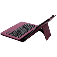 Nouvel étui clavier universel sans fil 10,1 pouces pour tablette avec couverture en cuir PU pour Android/iOS