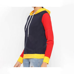 เสื้อฮู้ดแบบสวมหัวผ้าฟรีซขนแกะเทอร์รี่โลโก้แบบเฉพาะ - Product Image 2