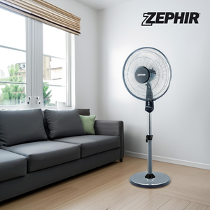 Zephir ZNG41P ซูเปอร์เซนต์พัดลมตั้งพื้น45วัตต์พร้อมฐานกลมและใบมีดกว้าง40ซม. ระบบพัดลมประเภทผลิตภัณฑ์ - Product Image 4