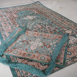 ชุดของขวัญถุงทอพรมสำหรับตกแต่งกันลื่นหนาสำหรับเทศกาล Eid muraqib เสื่อสวดมนต์มุสลิมสำหรับใช้ในมัสยิด - Product Image 6