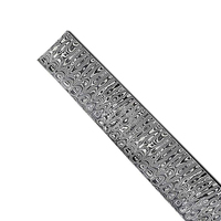 PRODUIT PHARE DIY OEM Tige droite en acier Damas à motif échelle pour la fabrication de couteaux - RI-KS-1007