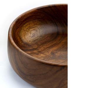 Premium Quality Natural <b>Bamboo</b> Wooden Customization Round <b>Bowl</b> Fruit Salad <b>Bowl</b> for Kitchen And Serveware - Product Image 2