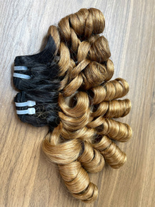 Extensiones de Cabello Humano Virgen Vietnamita 100% de la Más Alta Calidad, Pelucas con Rizos Definidos al Vapor de Thanh An Hair, Sin Enredos, Disponibles en Paquetes - Product Image 6