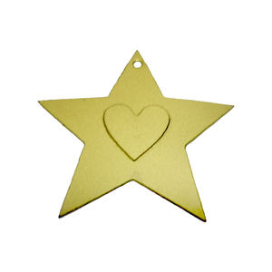 Modern Decorative Iron Metal <b>Hanging</b> <b>Star</b> Wall Decorative Gold Color for Home and Christmas Decoration Ornament Handmade - Product Image 1
