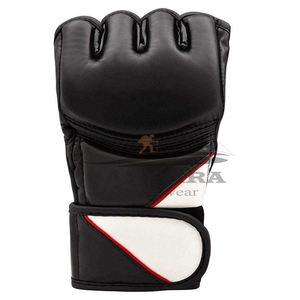 High Quality <b>Leather</b> Boxing Gloves for Adults Half-Finger MMA Training Gloves with <b>Protector</b> for Outdoor Training - Product Image 3