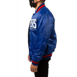 แจ็คเก็ตทีมฤดูหนาวหลากสี คอตั้ง สไตล์วินเทจ ผ้าซาติน ทรงบอมเบอร์ สำหรับใส่ไปเรียนมหาวิทยาลัย - Product Image 4