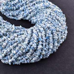 Perles en vrac en forme d'opale bleue naturelle de qualité supérieure avec pierre d'opale d'aspect naturel pour la fabrication de bijoux pour la vente à l'exportation - Product Image 4