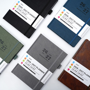Agenda en cuir rigide personnalisable avec <span class=keywords><strong>navigation</strong></span> mensuelle, idéal pour le bureau, l'école et les affaires – Vente en gros - Product Image 4