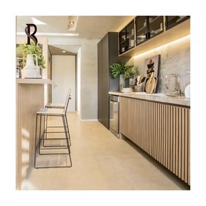 Custom antiche armadi da <span class=keywords><strong>cucina</strong></span> modulari integrati Open-Space moderno Design in salita in resina laminato controsoffitti rubinetto - Product Image 2