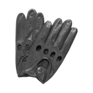 Gants de conduite en cuir noir de qualité supérieure pour hommes couleur noire mince hiver cuir véritable pour un usage quotidien - Product Image 5