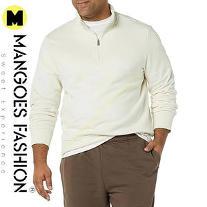 Custom <b>Quarter</b> <b>Zip</b> <b>Sweatshirt</b> Short <b>Zip</b> Pullover Athletic Training Top Soft Fabric Unisex Casual Streetwear Factory OEM Wear Gym - Product Image 2