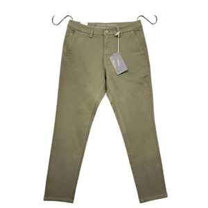 Nuevo Chino 2025 98% algodón 2% Spandex Sarga de alta calidad pantalones casuales de Ajuste Recto para hombres logotipo personalizado Anti-Pilling secado rápido - Product Image 5