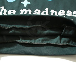 เสื้อฮู้ดดี้พิมพ์ลายพัฟฟ์สำหรับผู้ชายขายดี พร้อมงานปัก 3 มิติ ผ้าฝ้าย/โพลีเอสเตอร์ ย้อมสีพื้น สำหรับฤดูหนาว ขายส่ง MOQ ต่ำ - Product Image 6