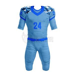 Uniforme de football américain personnalisé |   Maillot et pantalon d'équipe en polyester respirant |   Fabricant OEM - Product Image 3