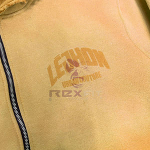 Logo privé de qualité supérieure le plus demandé sweat à capuche zippé bouffée imprimé fabriqué en usine prix bon marché sweats à capuche pour hommes - Product Image 2