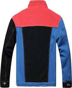 Vente en gros 2025 veste en jean couleur unie délavée petit ami hommes vestes en jean logo personnalisé et conception confortable bas prix OEM - Product Image 6