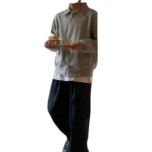 Sweat à capuche surdimensionné à fermeture éclair intégrale, manches longues, col montant, logo personnalisé, fabrication OEM, pour homme - Product Image 2